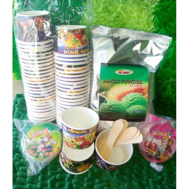 

PAKET ES KRIM BUBUK ES KRIM MURAH /BUBUK 250 GRM CUP PAPER