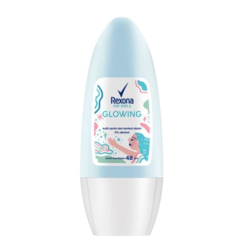 Rexona deodorant glowing white