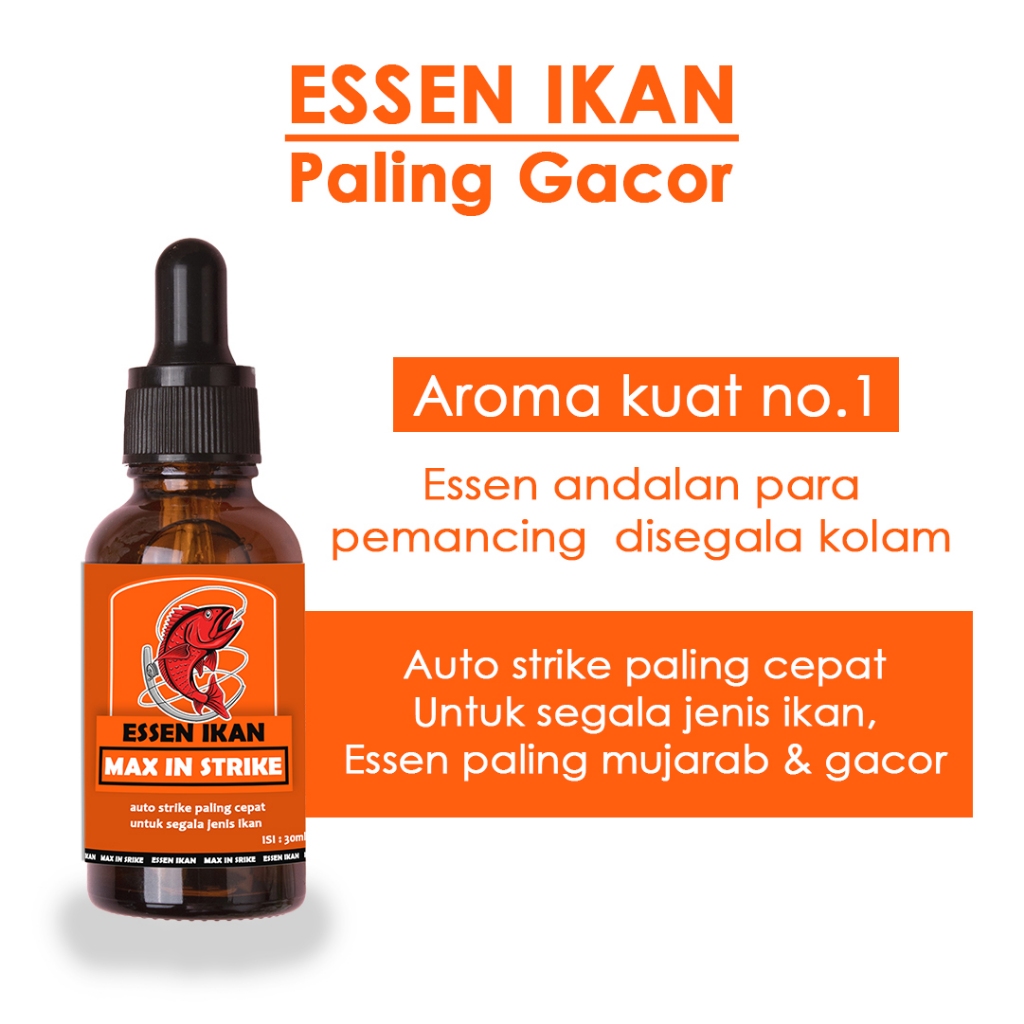 VIYAHEALTHY MAX IN STRIKE ESSEN IKAN SUPER - SECRET STRIKE ESSENCE PANCING AROMA GURIH & AMIS UNTUK