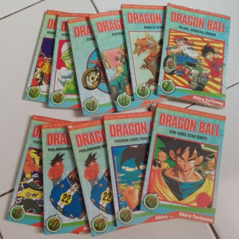 Komik Dragon Ball cetakan baru second original.