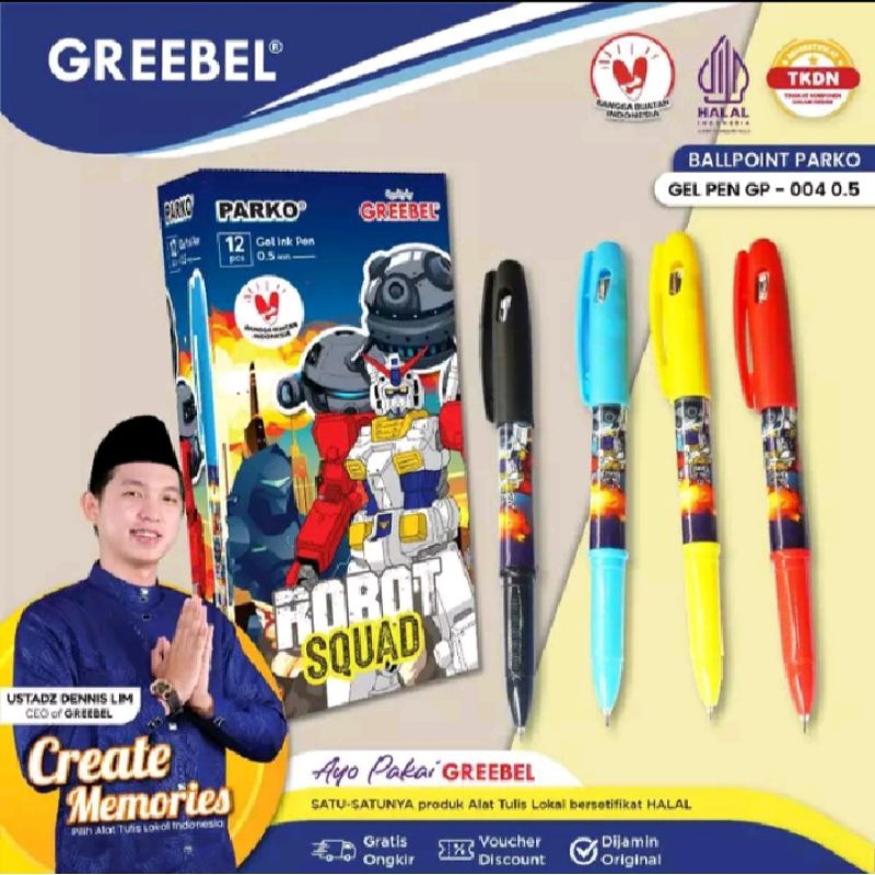 

GREEBEL PARKO GEL PEN GP-004