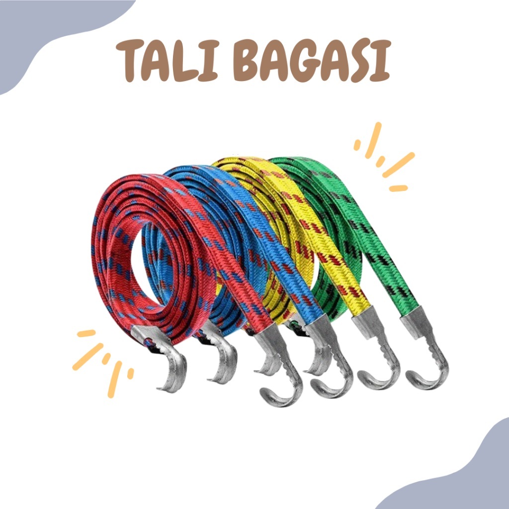 TALI PENGIKAT BARANG / TALI JOK MOTOR / TALI BAGASI PENGIKAT BARANG