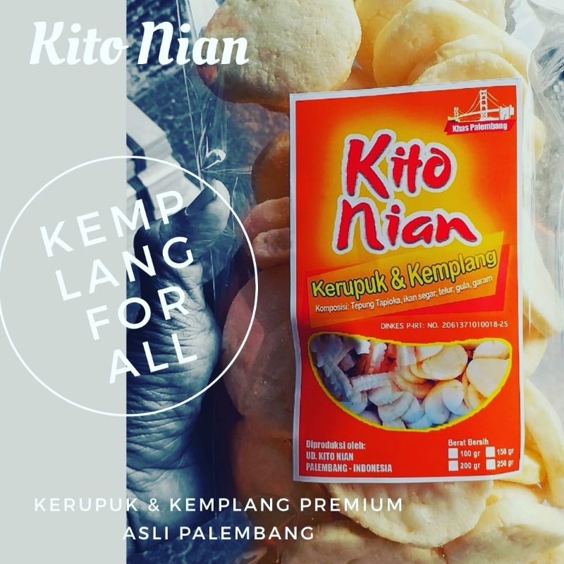 

KERUPUK KEMPLANG PALEMBANG IKAN PREMIUM KITO NIAN 100GR