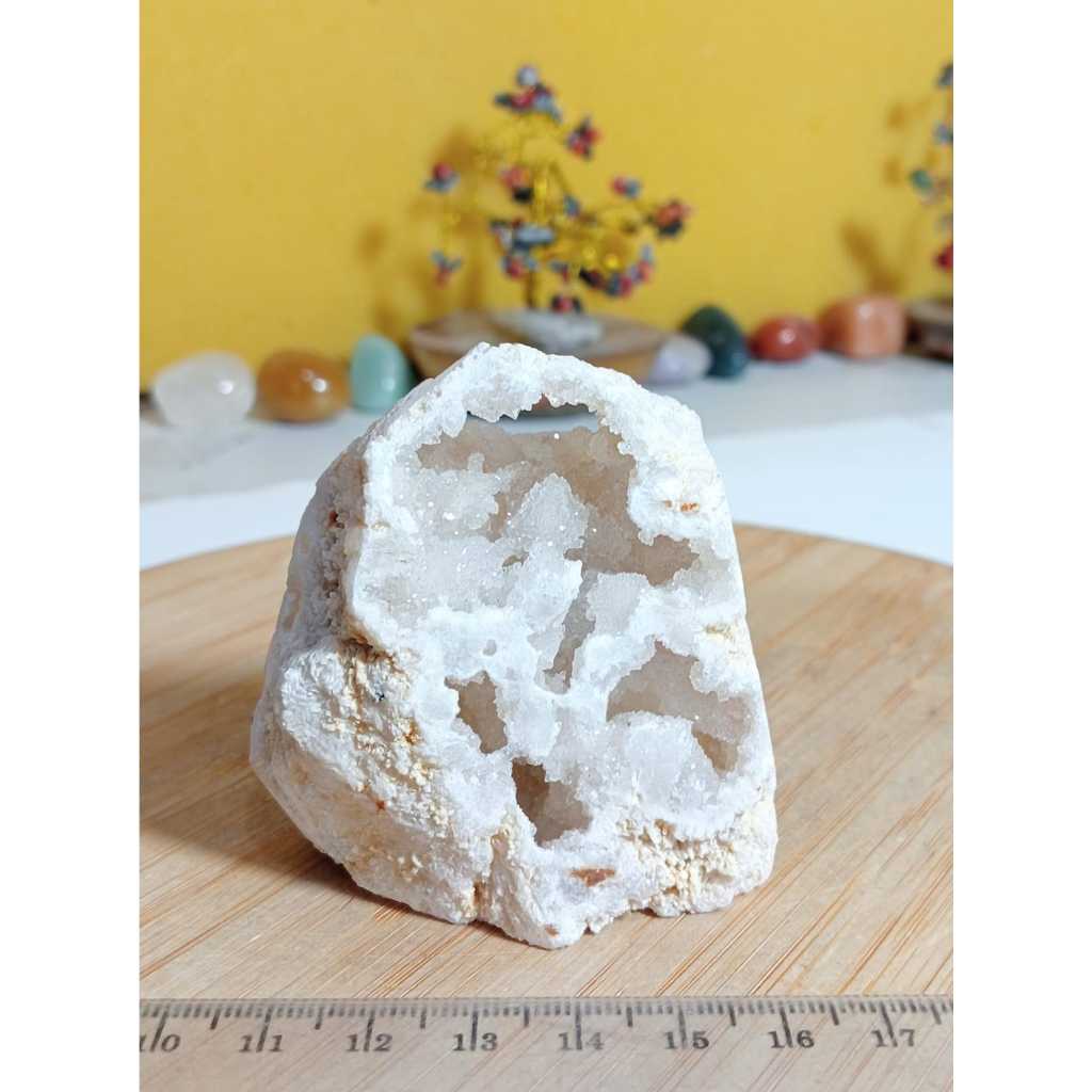 Natural Clear Quartz Agate Geode Point (8)