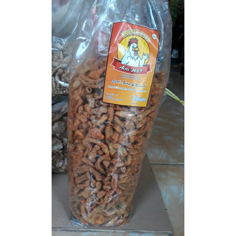 

Keripik usus pedas 150 gr