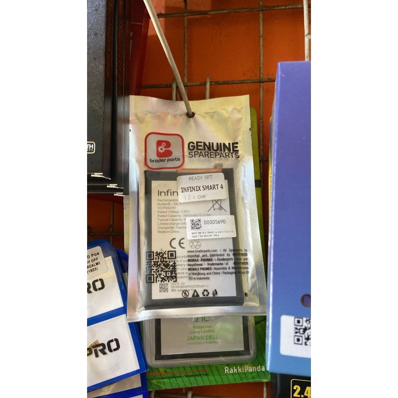 baterai Infinix smart 4 brader bL-39LX BL39LX BRADER