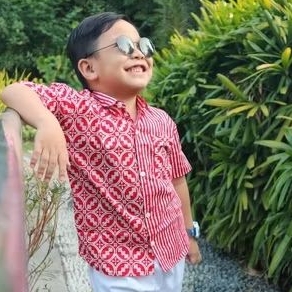 KEMEJA BATIK MERAH PUTIH UNISEX MURAH