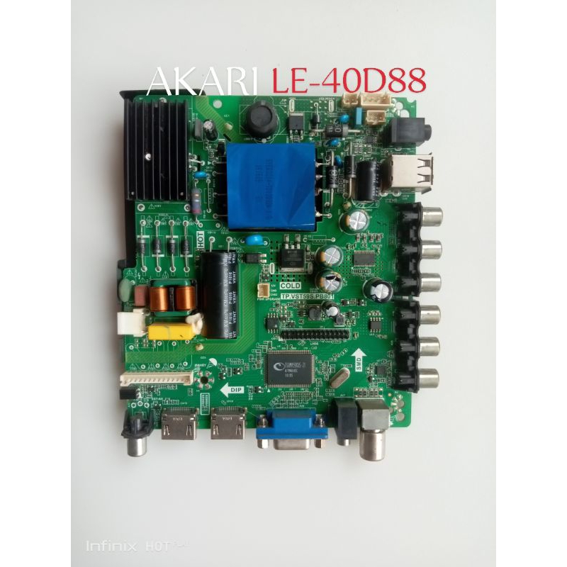 MB MAINBOARD TV AKARI LE-40D88