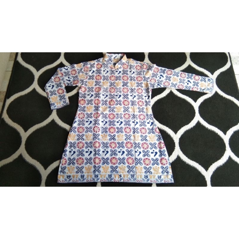Baju tunik Seragam BKKBN motif batik cap Bangga Kencana