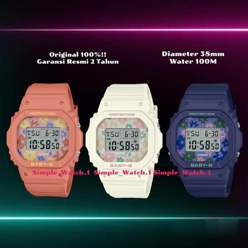 Original 100% Jam Tangan Wanita Casio BABY-G BGD-565RP-2DR BGD-565RP-4DR BGD-565RP-7DR BGD565RP Gara
