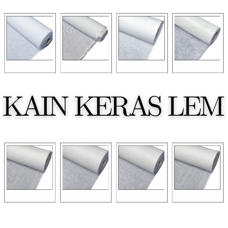 Kain Untuk Lapisan Kain Keras Straplek Semprot Fisilin Busa Tebel Lem Sutra Lem Gula Keras Pinggang