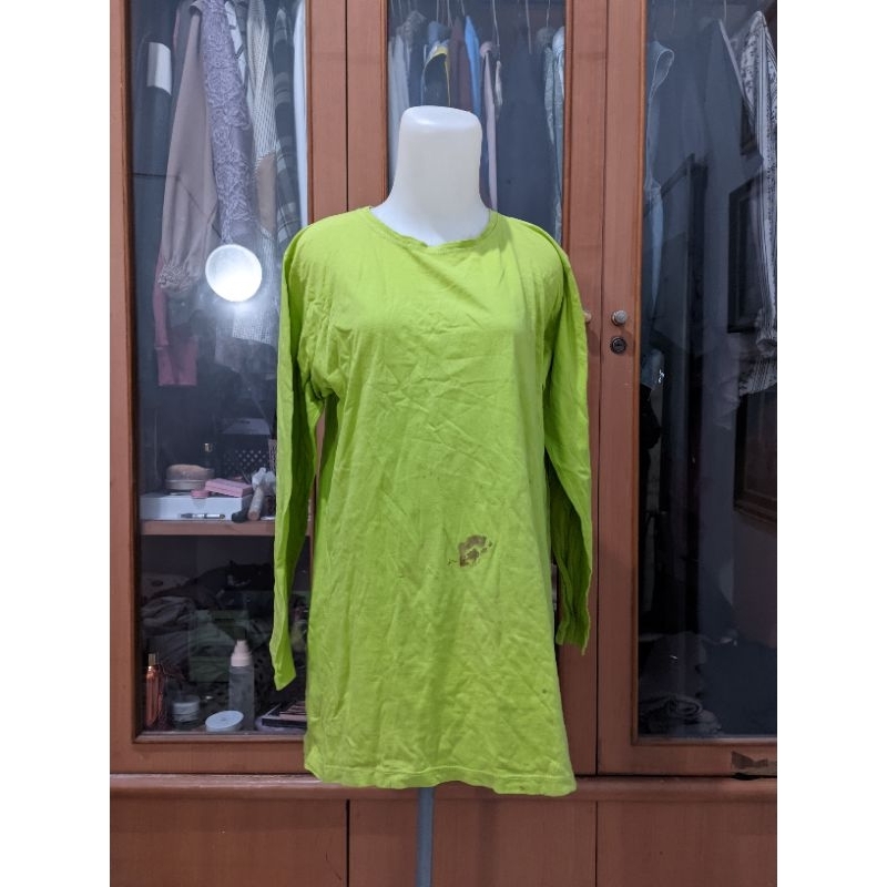 Kaos panjang kaos tangan panjang wanita preloved H 607
