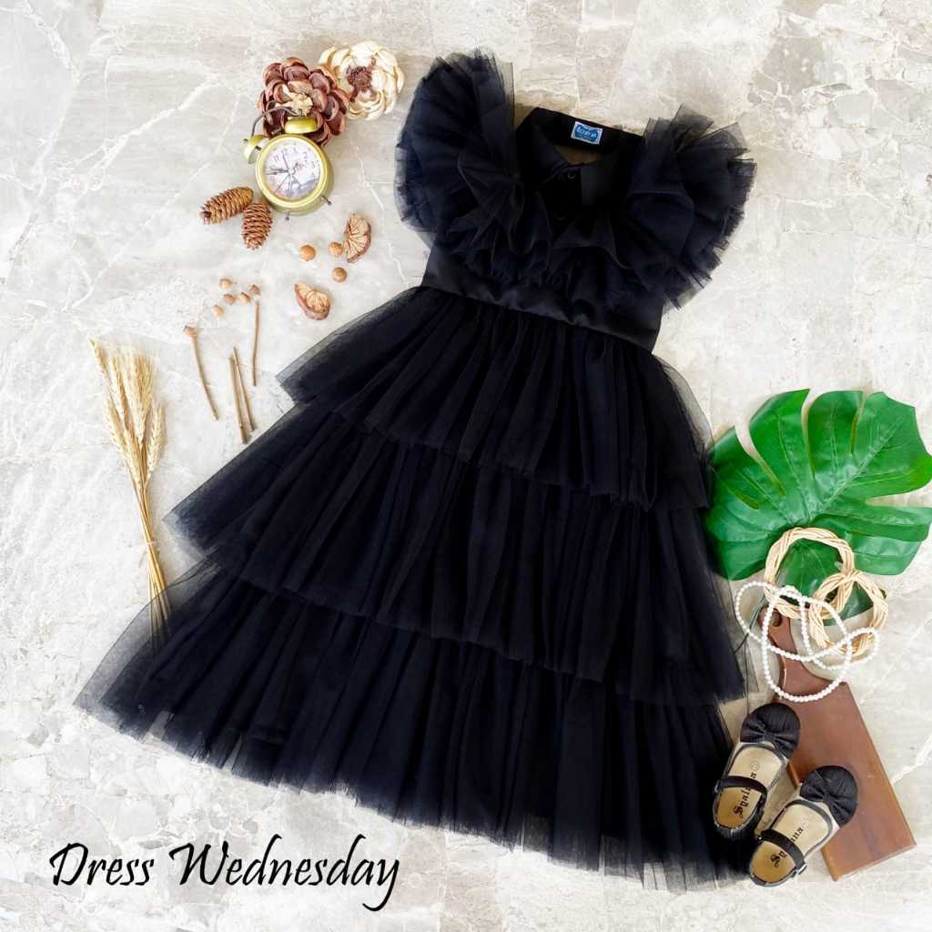 DRESS ANAK WEDNESDAY I DRESS ANAK I BAJU ANAK MODERN I BAJU PESTA ANAK