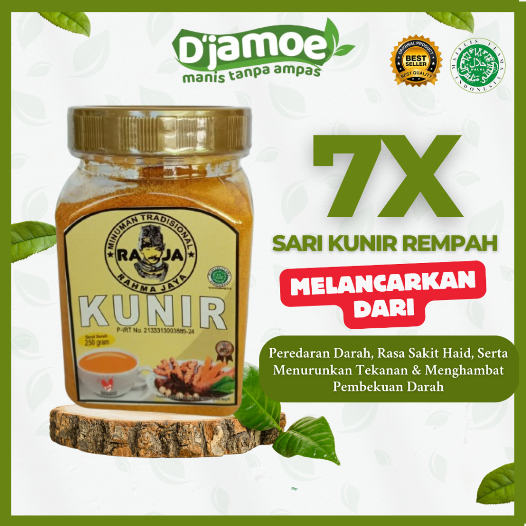 

Jamu Guna Sari | Kunir Kuning Bubuk | Kunyit Serbuk | Kunir Bubuk | Mengatasi Peredangan