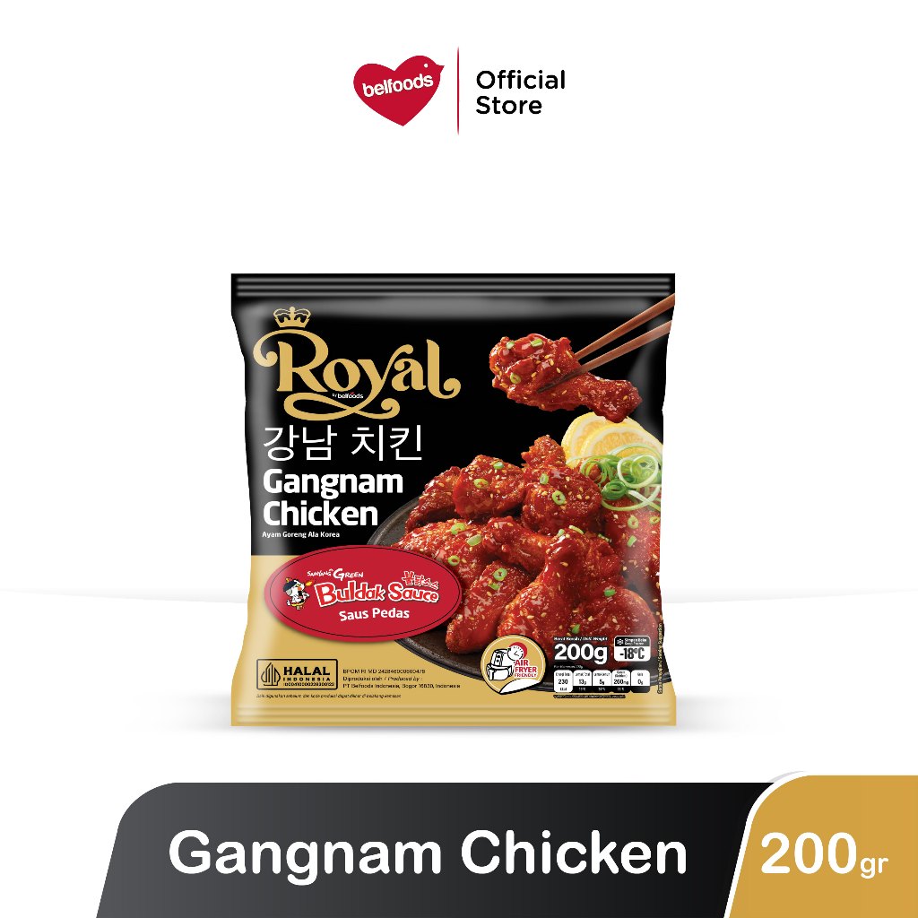 

Belfoods Royal Gangnam Chicken 200 gr