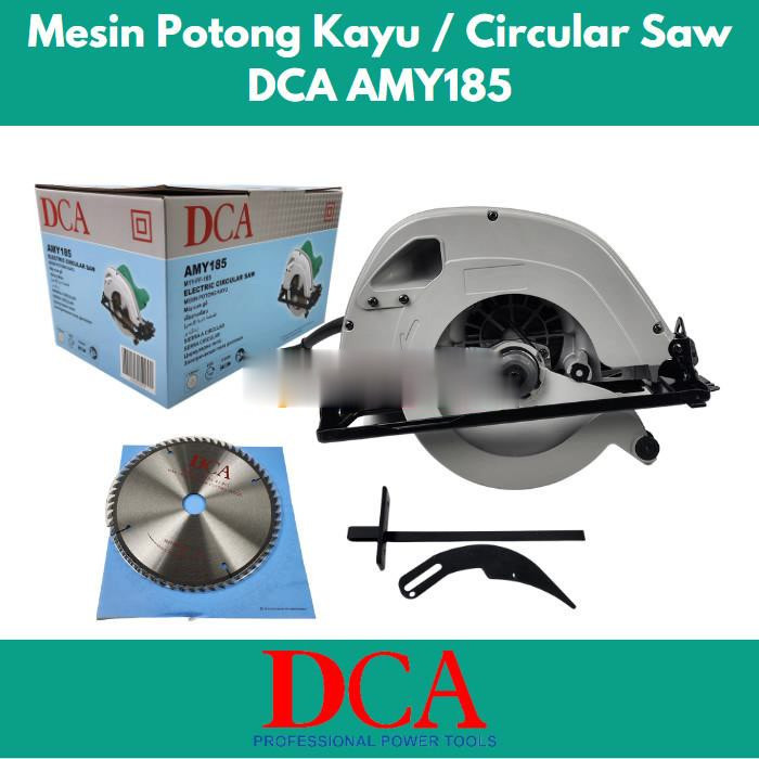 Mesin gergaji potong kayu circular saw AMY185 DCA AMY 185