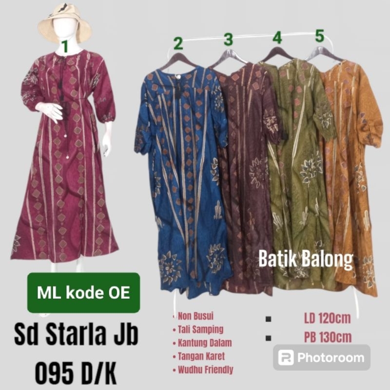 Sekdress Starla Jumbo 095 D/K by Batik Balong