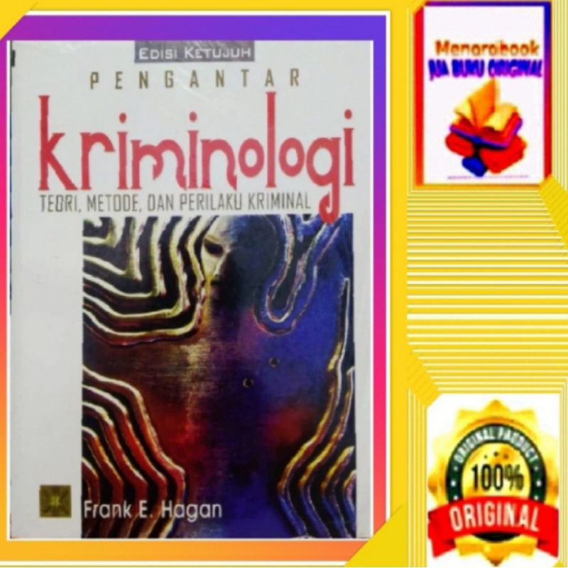 (ORIGINAL)  Pengantar Kriminologi Edisi 7 -  Frank E Hagan