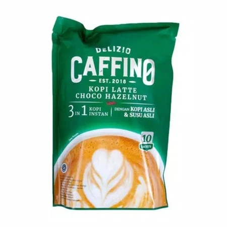 

Kopi Caffino Kopi Instan Hazelnut Pouch Isi 10Pcs