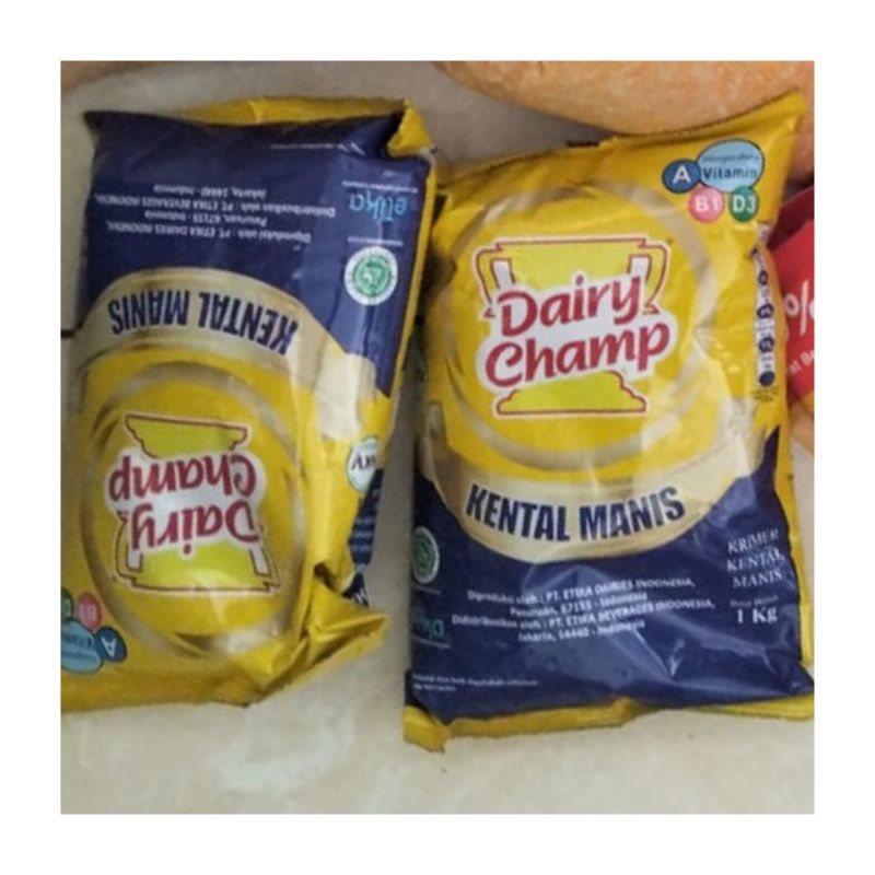 

Dairy Champ susu kental manis 500g | 1 kg | 2.5 kg