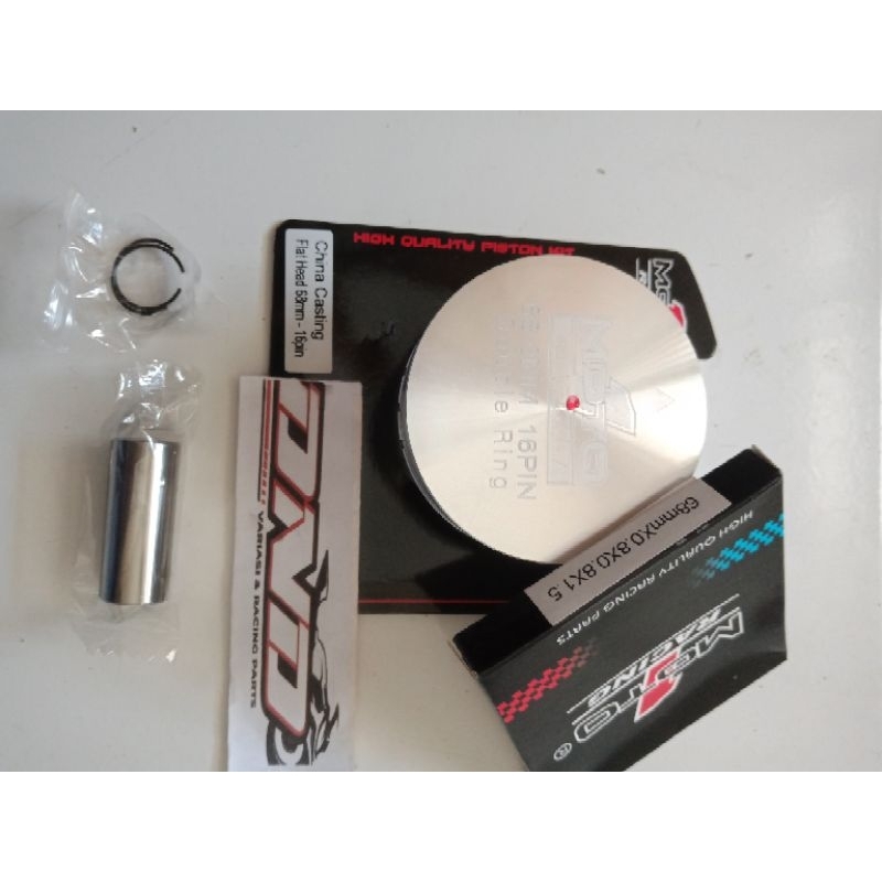 MOTO1 Piston casting 68mm pin 16/Piston 68 pen 16/Piston kit casting moto1 68mm pin 16