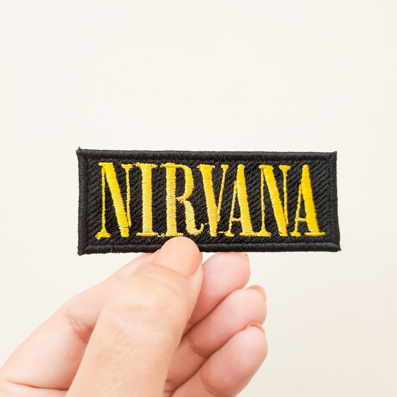 BORDIR PATCH AMERICAN ROCK / NIRVANA / BADGE PATCH MUSIC ROCK 90’s