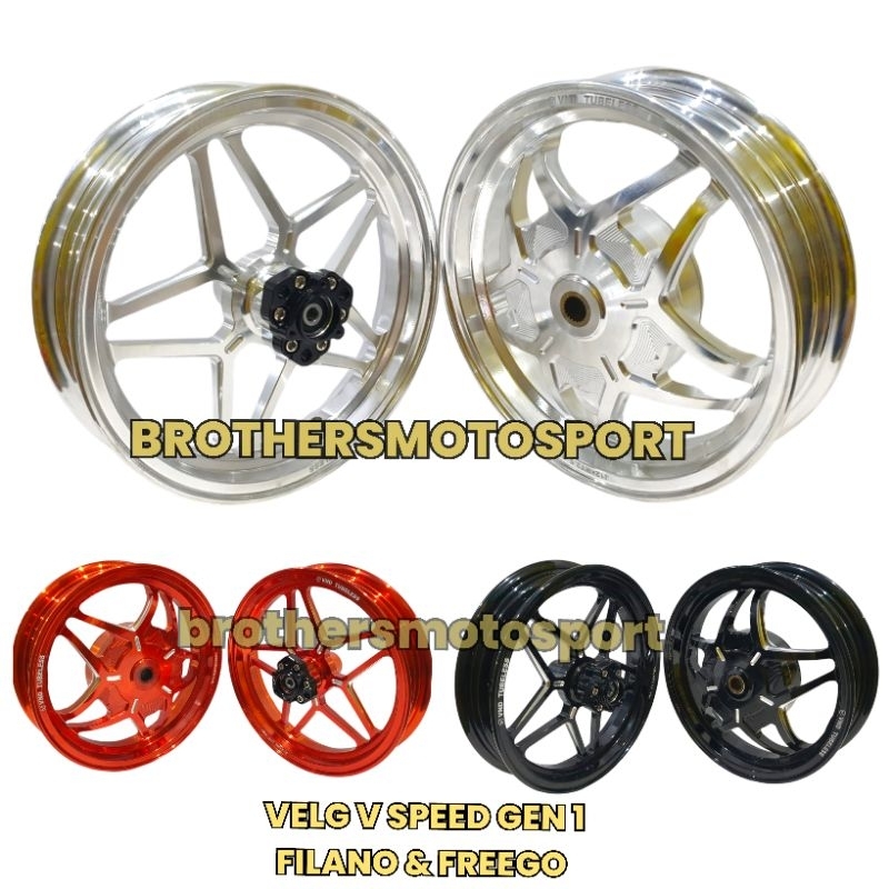 velg racing vnd v speed 215x12 & 250x12 grand  filano freego pelak bintang vnd filano freego origina