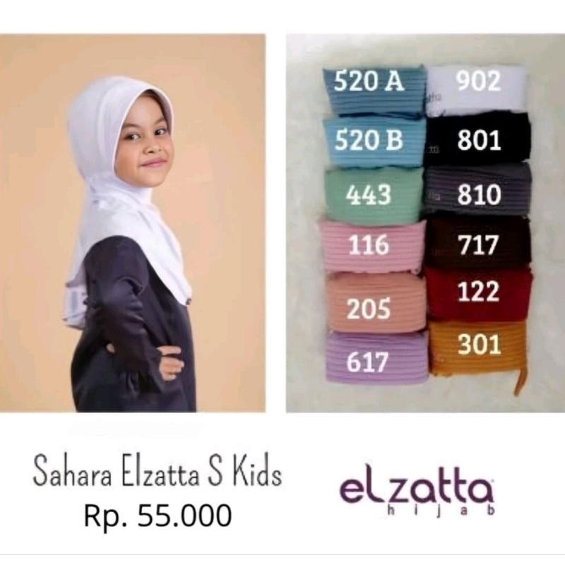 BERGO ANAK ZARIA SAHARA S KIDS - ELZATTA