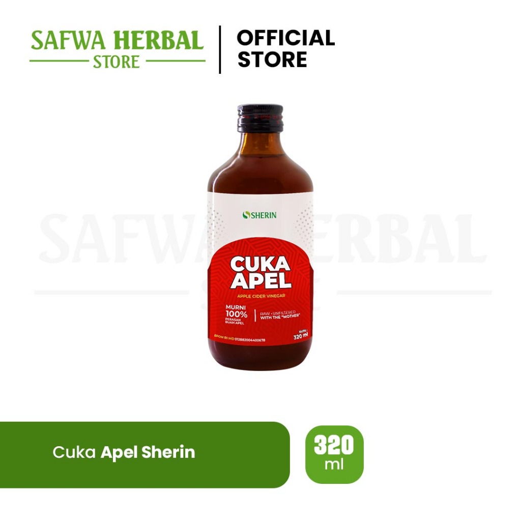 

Cuka Apel 320 ml/Apple Cider Vinegar 320ml SHERIN | HALAL BPOM