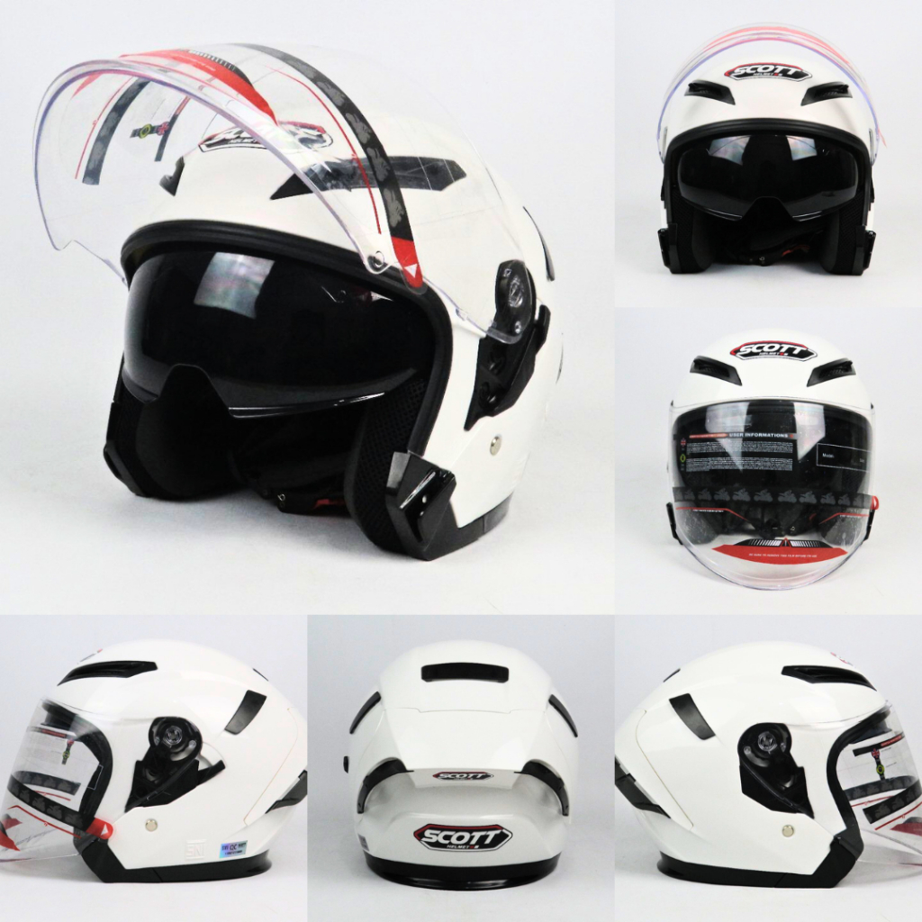 Helm Halfface SCOTT GP TECH Original new type