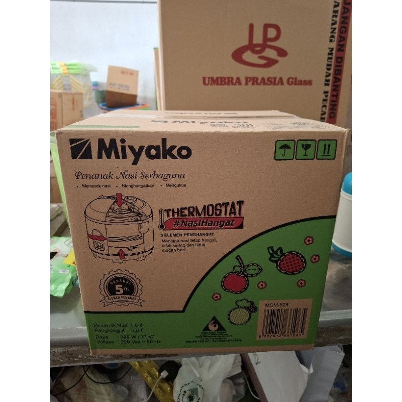 (Reguler/Cargo/Hemat)Magic Com Miyako Mcm 528 / Penanak Nasi Miyako Mcm 528 / Miyako Mcm 528 1.8 Lit