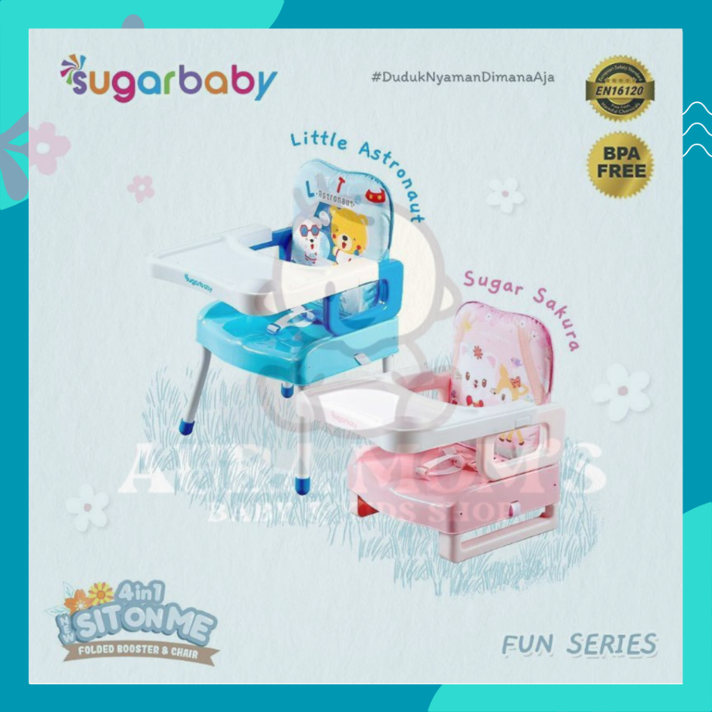 Sugar Baby - Booster Seat Chair Meja Makan Bayi