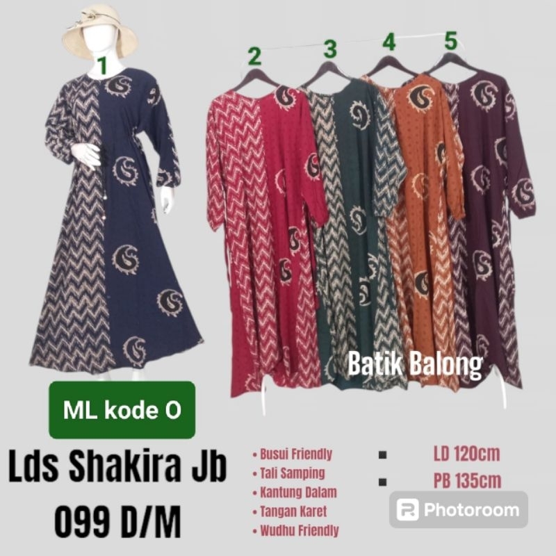 Sekdress Shakira Jumbo 099 D/M by Batik Balong