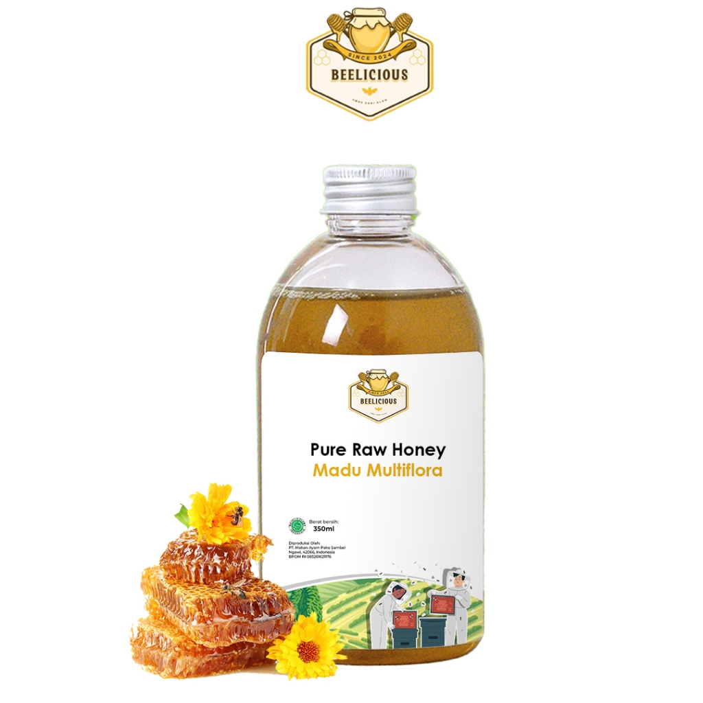 

Beelicious Madu Multiflora 350ml
