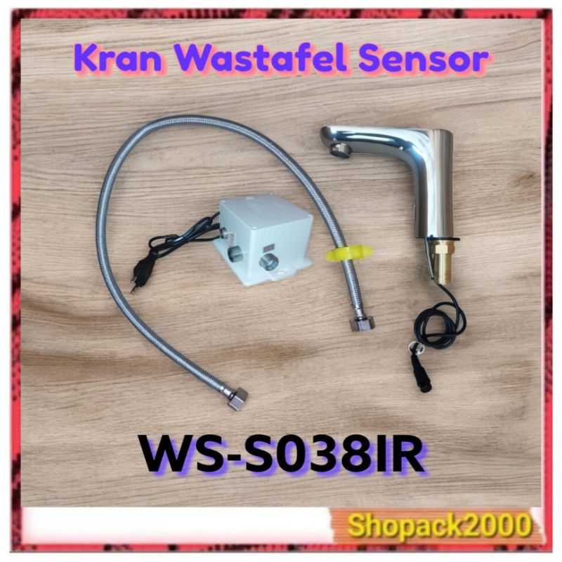 Kran Sensor Wastafel Otomatis WS-S038IR Tinggi 12 CM