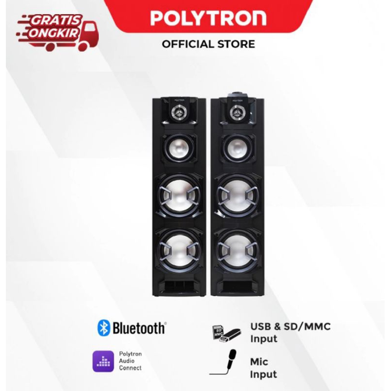 speaker aktif polytron 8ef22 new