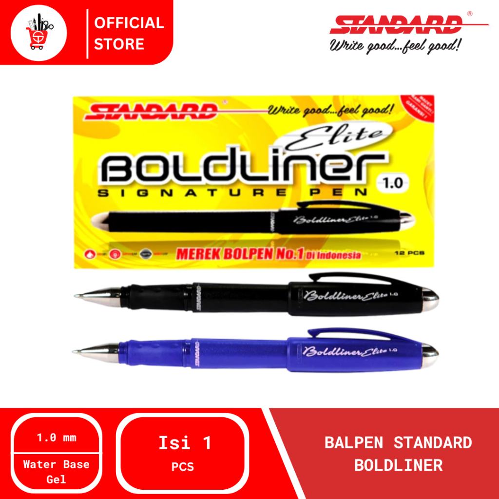 

Ballpoint | Pulpen | Balpen Standard Boldliner Elite 1.0 mm (1 PCS)