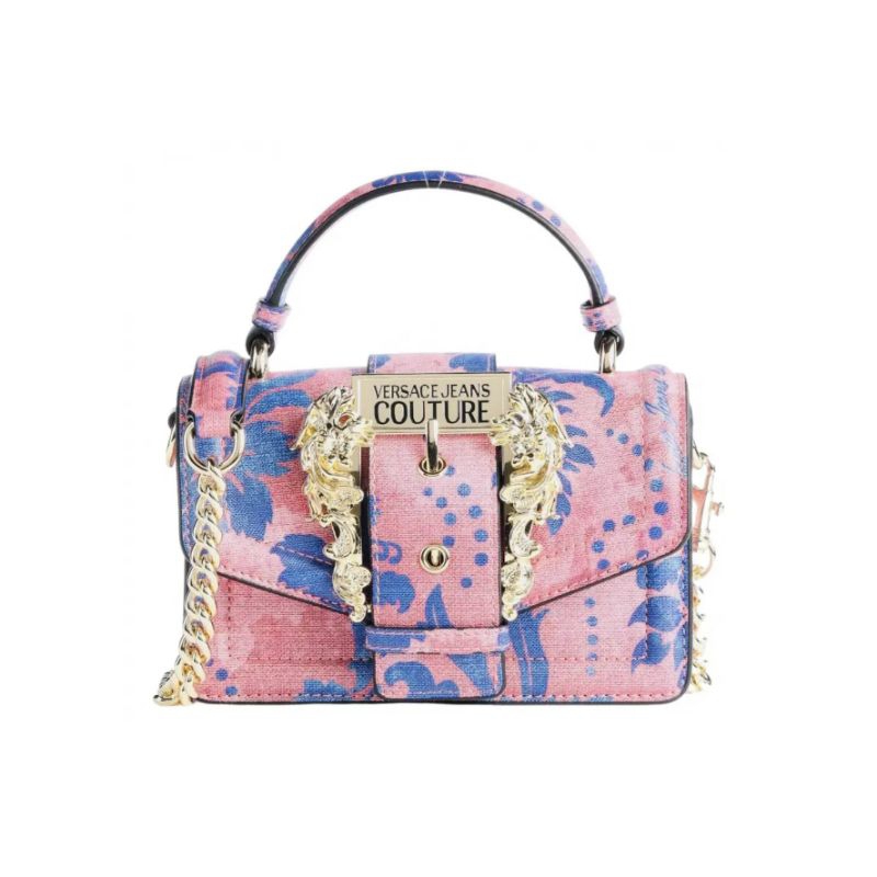 VERSACE JEANS COUTURE Baroque Buckle Mini Handbag Shoulder Bag