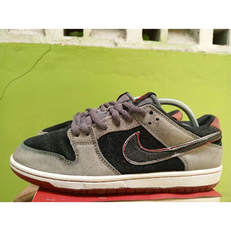 SB Zoom Dunk Black and Grey Suede