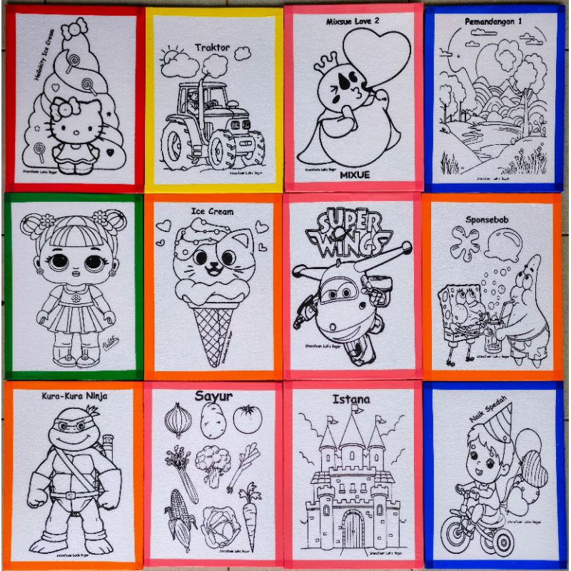 

STEROFOAM LUKIS PAKET 25 UKURAN 30×40 LIST LAKBAN/MAWARNAI/GABUS/STYROFOAM LUKIS