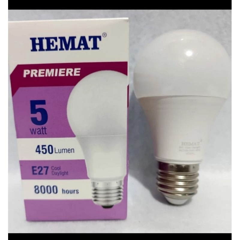lampu LED hemat premiere 5w