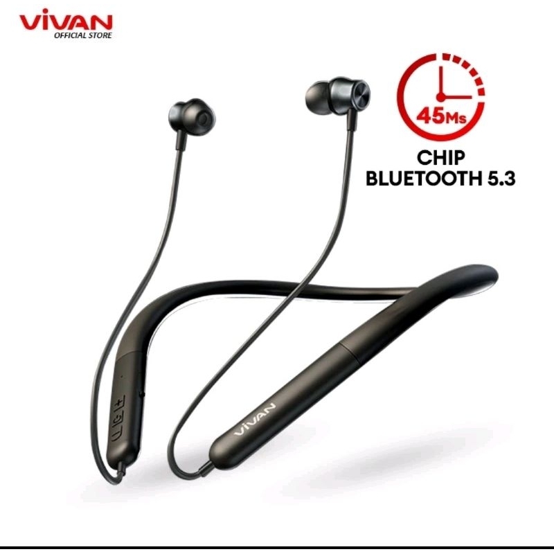 WIRELESS/BLUETOOTH NECKBAND EARPHONE MAGNETIC VIVAN