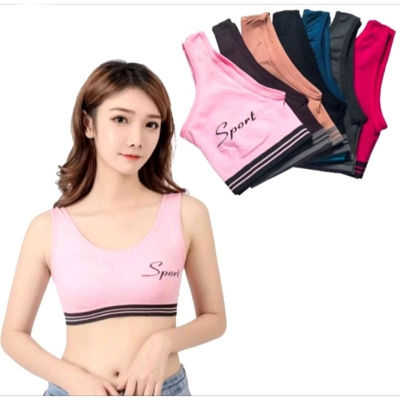 [MINISET] Vaya 808 Miniset rajut halus tebal sports bra