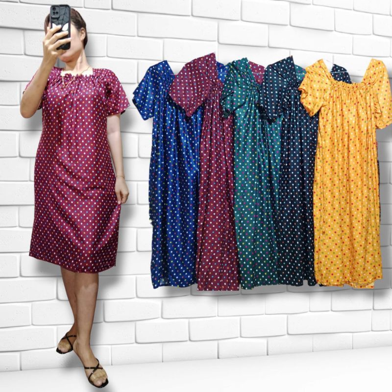 

bahan rayon Fuji pulkadot