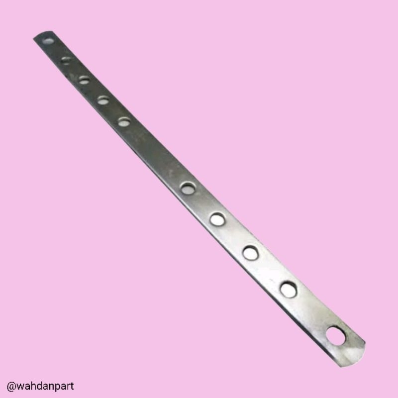 Penggaris besi chrome/ pangkon knalpot racing