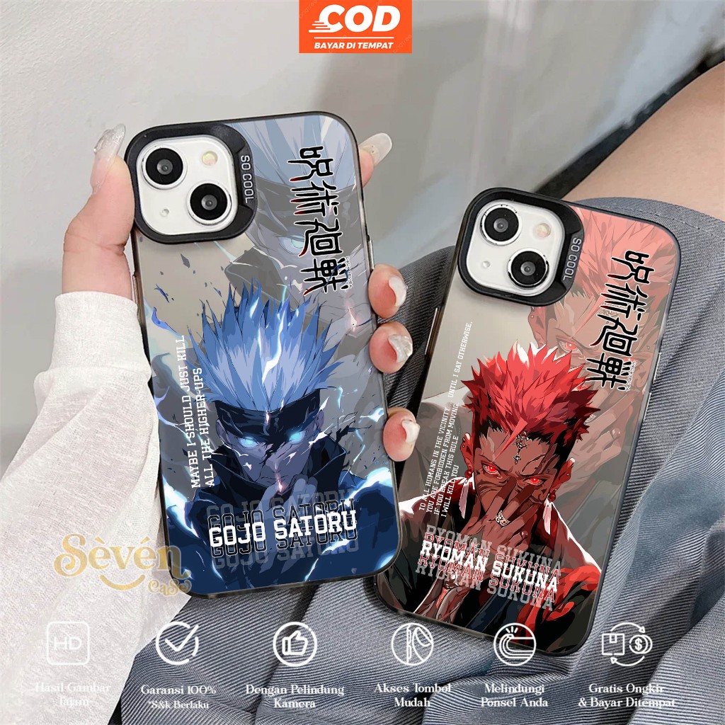 CASE IPHONE X XS XR 7 PLUS 8 PLUS 11 11 PROMAX 13 SO COOL HOLOGRACM PREMIUM MATTE - Motif KOCAN 6768
