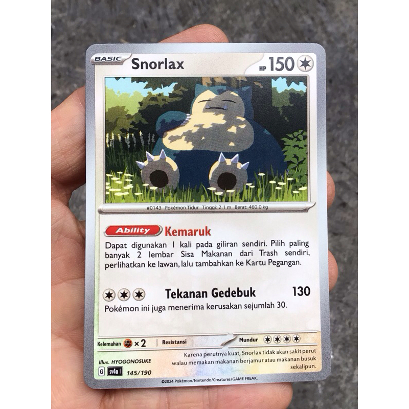 KARTU POKEMON SNORLAX