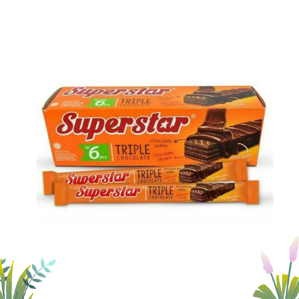 

Superstar Roma Wafer Coklat 6x16gr