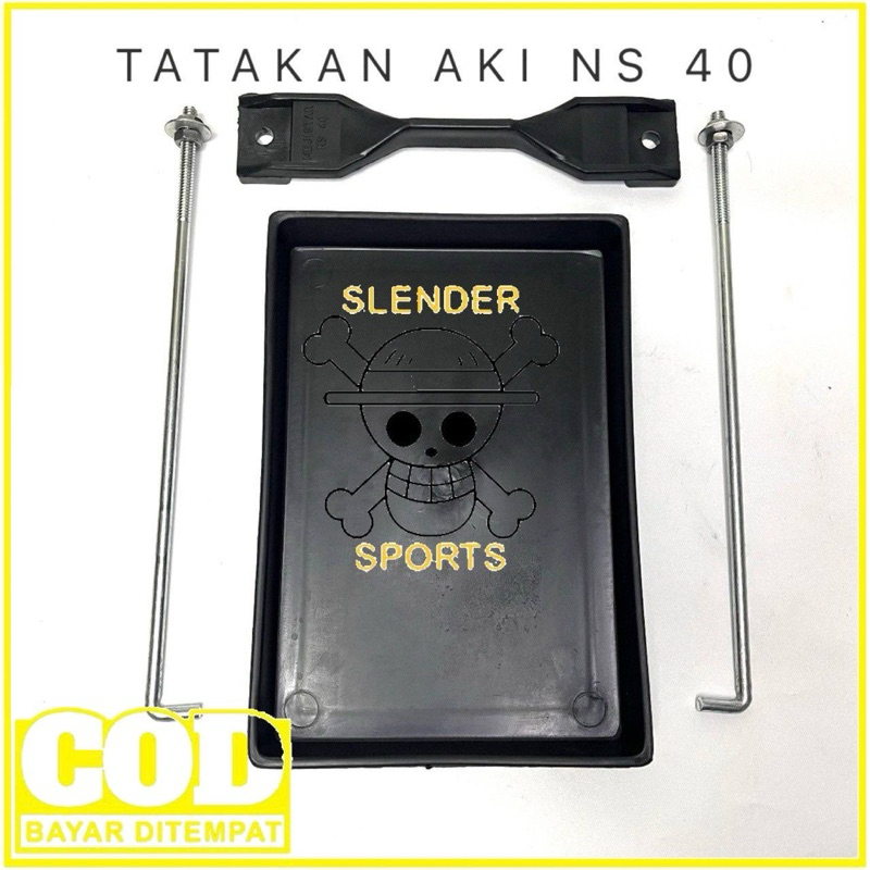 TATAKAN AKI BAWAH DAN BREKET PEGANGAN ATAS NS40 NS50 NS60 NS70 - DUDUKAN ACCU UNIVERSAL - TATAKAN AK