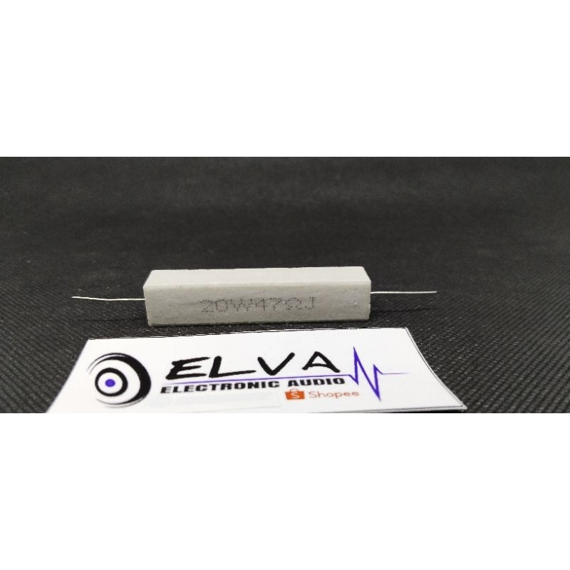 Resistor kapur/ R kapur 20watt 47ohm